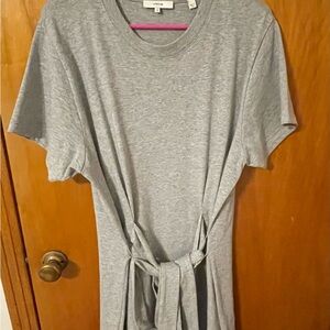 Vince Heather Gray Crew Neck Dress